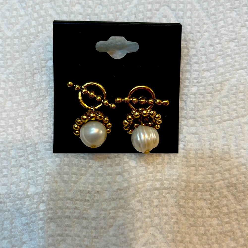 Karine Sultan earrings, new